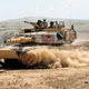 An M1A2 Abrams tank.